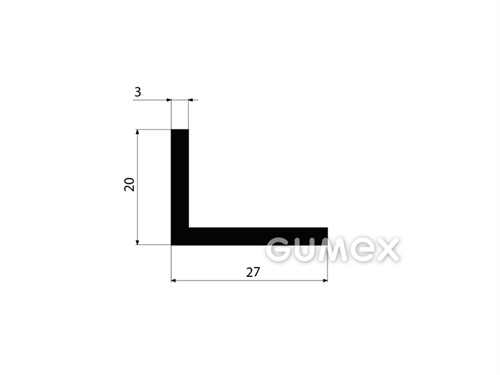 GUMMIPROFILE L-FORM - EPDM